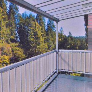 Защитна мрежа за балкон и градина - бежова - 6 х 0.75 м.