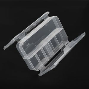 Органайзер тип кутия с прозрачни разделители 21,4 х 12,7 х 4,8 см. 