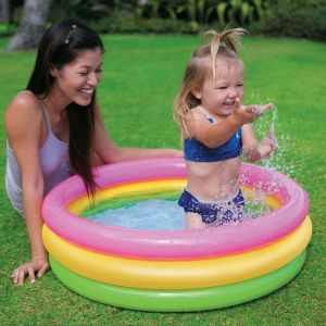 Цветен детски надуваем басейн 86 см x 25 см