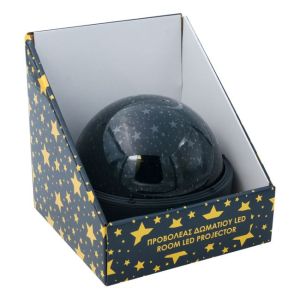 LED проектор с въртящи се звезди 17 x 17 x 18 см.