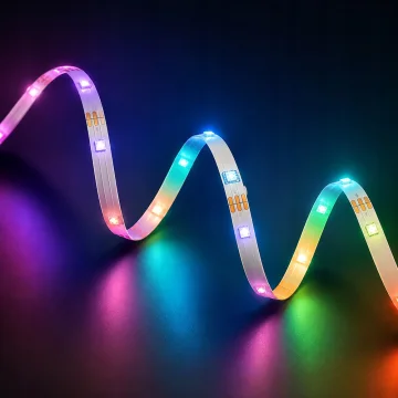 Самозалепваща RGB IC LED лента 10 м, USB 5 V, Bluetooth и дистанционно