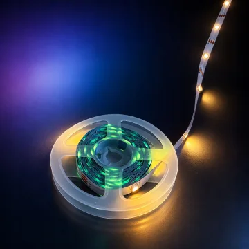 Самозалепваща RGB IC LED лента 10 м, USB 5 V, Bluetooth и дистанционно
