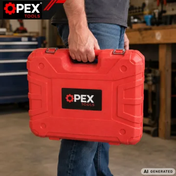 Ударен винтоверт OPEX TOOLS OPX28034, 21 V, 2 батерии 1,5 Ah и инструменти в куфар