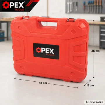 Ударен винтоверт OPEX TOOLS OPX28034, 21 V, 2 батерии 1,5 Ah и инструменти в куфар
