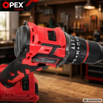 Безчетков винтоверт OPEX TOOLS OPX28037, 21 V, 50 Nm, 2 батерии 3 Ah и куфар