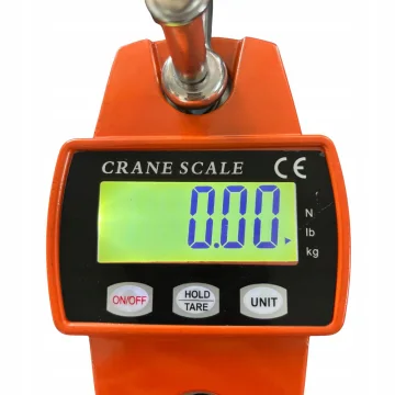 Електронна висяща везна с кука до 300 кг, LCD, оранжева