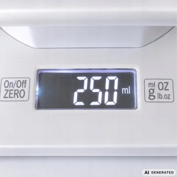 Електронна везна за домашни любимци до 10 кг, стъпка 1 г, бяла