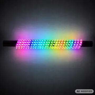 Неонова RGB LED лента 10 м с Bluetooth, USB и дистанционно
