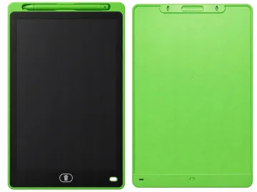 LCD таблет за рисуване и писане 16″ със стилус и заключване, зелен