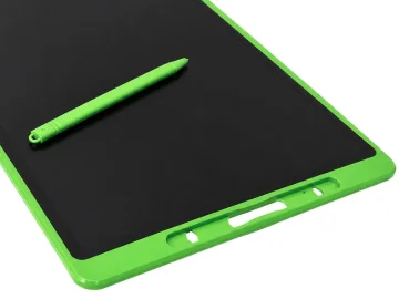 LCD таблет за рисуване и писане 16″ със стилус и заключване, зелен