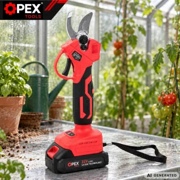 Акумулаторна лозарска ножица OPEX TOOLS OPX28029, до 25 мм, 21 V, с куфар