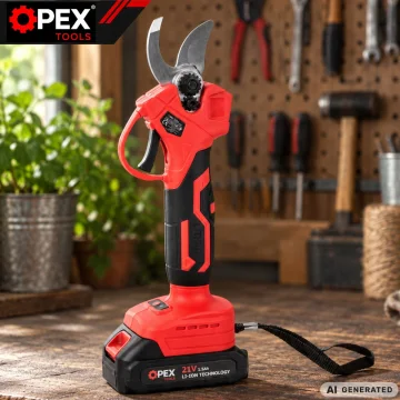 Акумулаторна лозарска ножица OPEX TOOLS OPX28029, до 25 мм, 21 V, с куфар