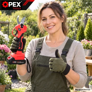 Акумулаторна лозарска ножица OPEX TOOLS OPX28029, до 25 мм, 21 V, с куфар