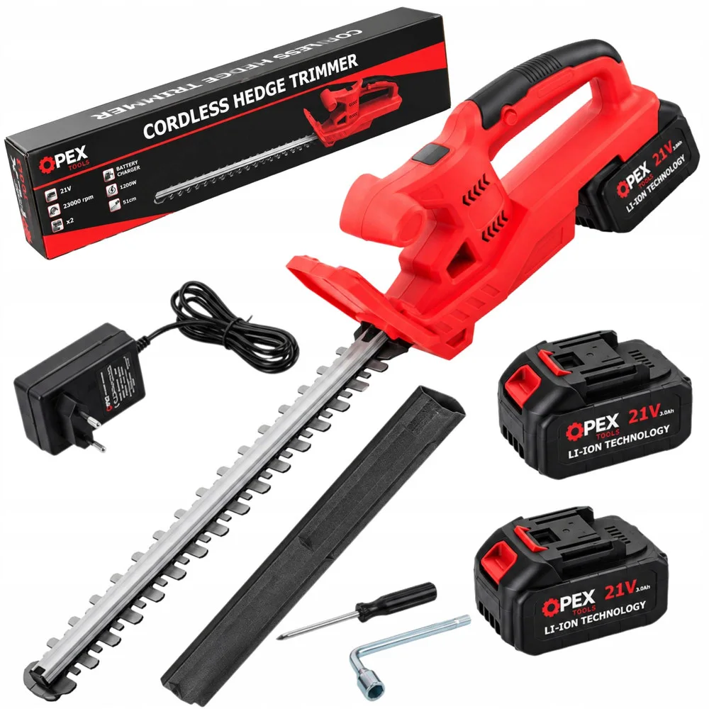 Акумулаторен храсторез OPEX TOOLS OPX28028, 51 см, 21 V, с 2 батерии