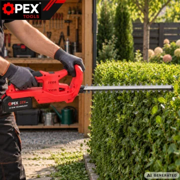 Акумулаторен храсторез OPEX TOOLS OPX28028, 51 см, 21 V, с 2 батерии