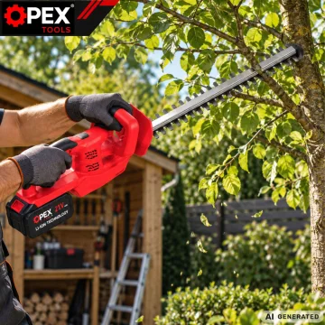 Акумулаторен храсторез OPEX TOOLS OPX28028, 51 см, 21 V, с 2 батерии