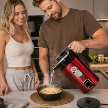 Електрическа кана 3,5 л, 1500 W, автоматично изключване, червена