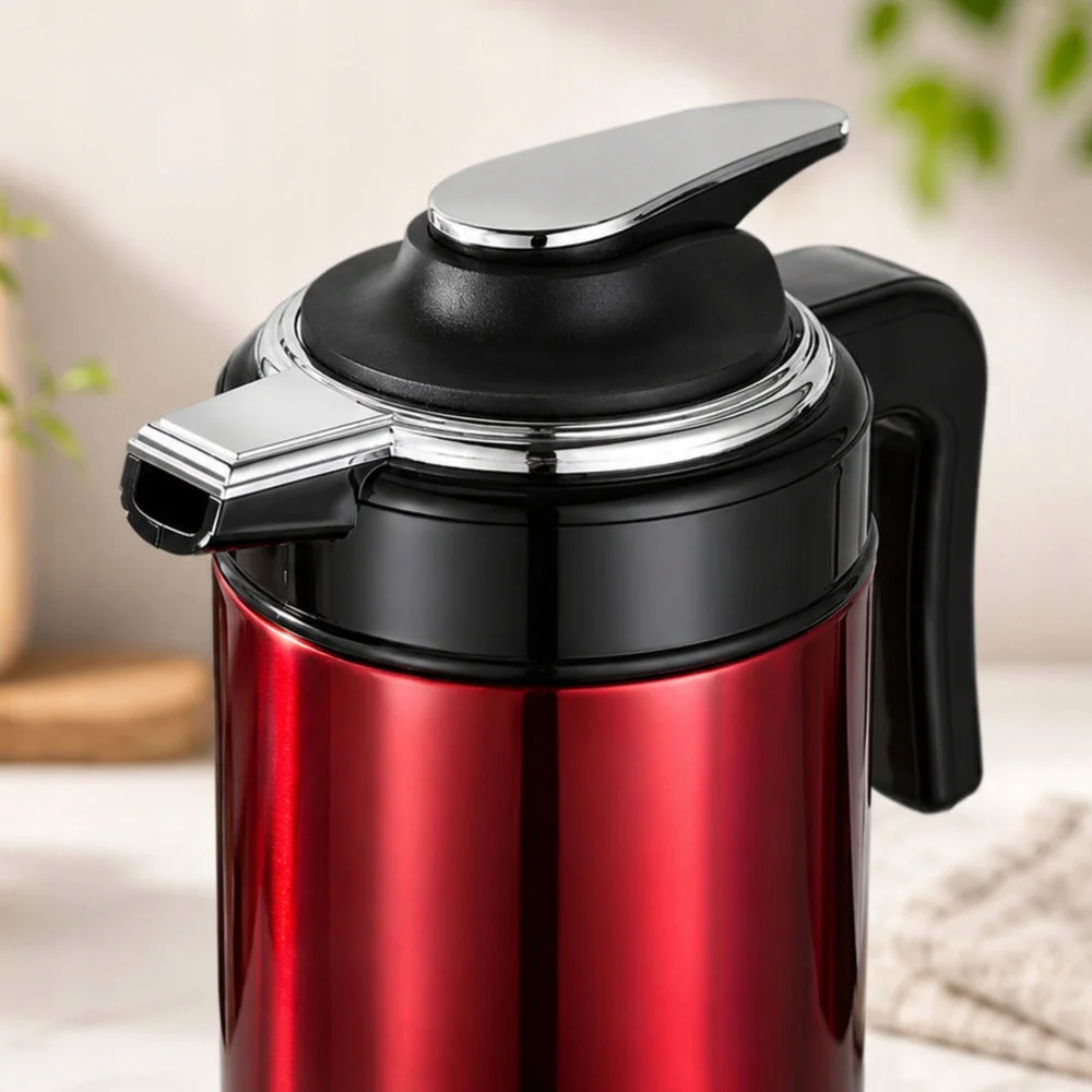 Електрическа кана 3,5 л, 1500 W, автоматично изключване, червена