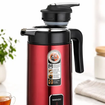 Електрическа кана 3,5 л, 1500 W, автоматично изключване, червена