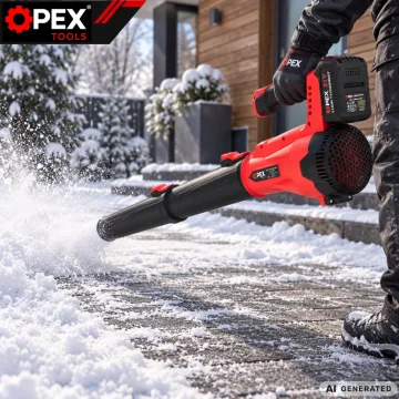 Акумулаторна духалка за листа OPEX TOOLS 21 V с 2 батерии по 5 Ah и 6 скорости