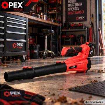 Акумулаторна духалка за листа OPEX TOOLS 21 V с 2 батерии по 5 Ah и 6 скорости
