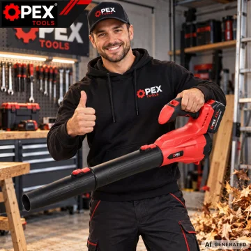 Акумулаторна духалка за листа OPEX TOOLS 21 V с 2 батерии по 5 Ah и 6 скорости