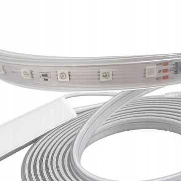 Неонова RGB LED лента 5 м с Bluetooth, USB 5 V и дистанционно управление
