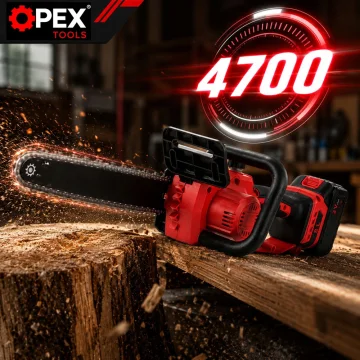 Акумулаторен верижен трион OPEX TOOLS OPX28015, 12″, 2 × 21 V 3 Ah