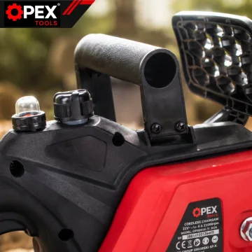 Акумулаторен верижен трион OPEX TOOLS OPX28014, 12″, 2 × 21 V 3 Ah