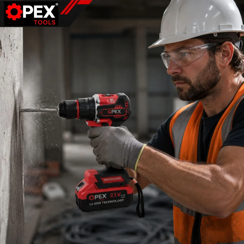 Безчетков ударен винтоверт OPEX TOOLS OPX28011, 21 V, 50 Nm, 2 × 3 Ah