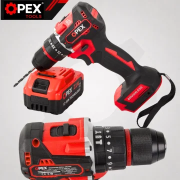 Безчетков ударен винтоверт OPEX TOOLS OPX28011, 21 V, 50 Nm, 2 × 3 Ah