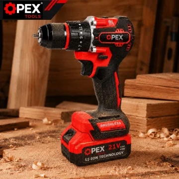 Безчетков ударен винтоверт OPEX TOOLS OPX28011, 21 V, 50 Nm, 2 × 3 Ah