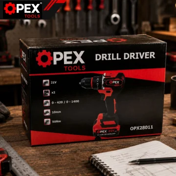 Безчетков ударен винтоверт OPEX TOOLS OPX28011, 21 V, 50 Nm, 2 × 3 Ah