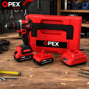 Безчетков ударен винтоверт OPEX TOOLS OPX28011, 21 V, 50 Nm, 2 × 3 Ah
