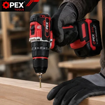 Безчетков ударен винтоверт OPEX TOOLS OPX28011, 21 V, 50 Nm, 2 × 3 Ah