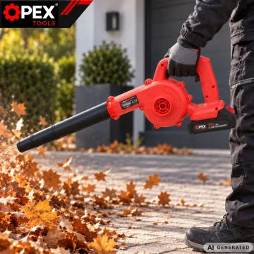 Акумулаторна духалка за листа OPEX TOOLS OPX28022, 150 W, 21 V, 2 батерии