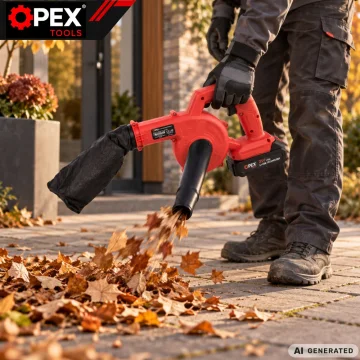 Акумулаторна духалка за листа OPEX TOOLS OPX28022, 150 W, 21 V, 2 батерии