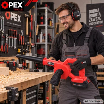 Акумулаторна духалка за листа OPEX TOOLS OPX28022, 150 W, 21 V, 2 батерии