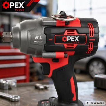 Безчетков акумулаторен гайковерт OPEX TOOLS 1000 Nm, 2 × 3 Ah