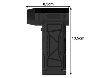 Акумулаторна духалка и мини прахосмукачка 2 в 1 за електроника – 180 W, USB-C