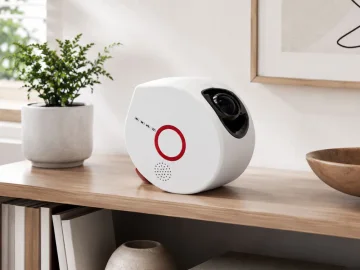 LED проектор галактика и звездно небе с Bluetooth тонколона и дистанционно – бял