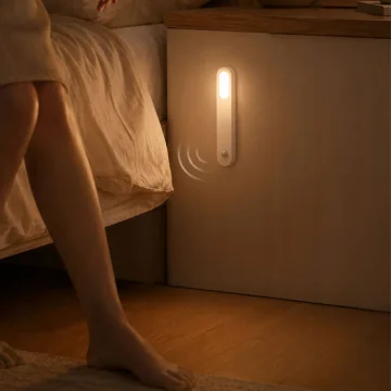 Магнитна LED лампа със сензор за движение, 1,5 W, 15 см, бяла