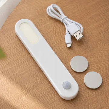 Магнитна LED лампа със сензор за движение, 1,5 W, 15 см, бяла