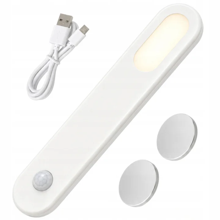 Магнитна LED лампа със сензор за движение, 1,5 W, 15 см, бяла