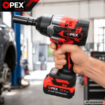 Акумулаторен ударен гайковерт OPEX TOOLS OPX28038, 700 Nm, 2 × 3 Ah