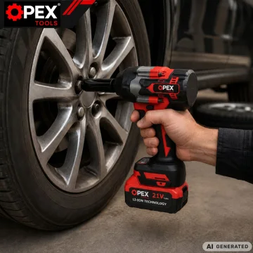 Акумулаторен ударен гайковерт OPEX TOOLS OPX28038, 700 Nm, 2 × 3 Ah