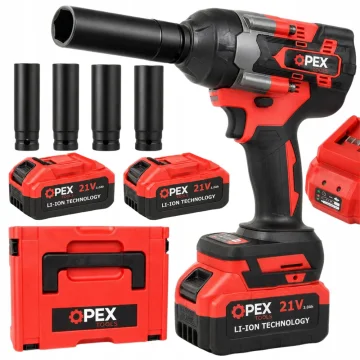 Акумулаторен ударен гайковерт OPEX TOOLS OPX28038, 700 Nm, 2 × 3 Ah