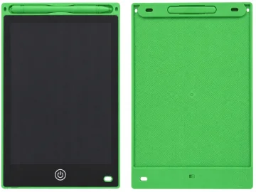 LCD таблет за рисуване и писане 12″ със стилус и заключване, зелен
