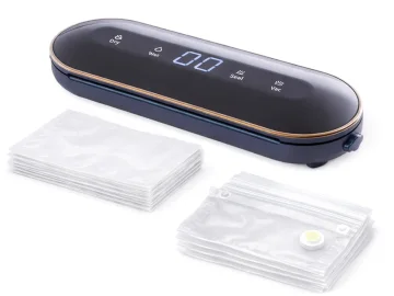 Машина за вакуумиране на храна, 90 W, до 30 см – с 10 плика