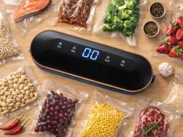 Машина за вакуумиране на храна, 90 W, до 30 см – с 10 плика